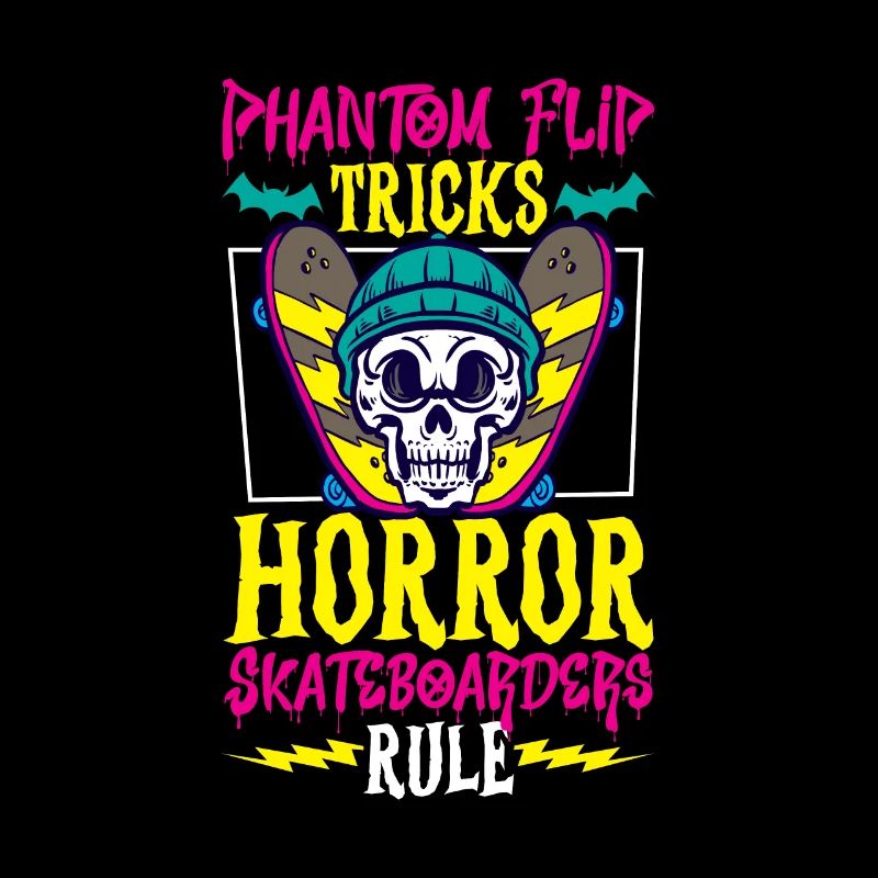 Horror Skateboarder Halloween Skateboard Geschenk