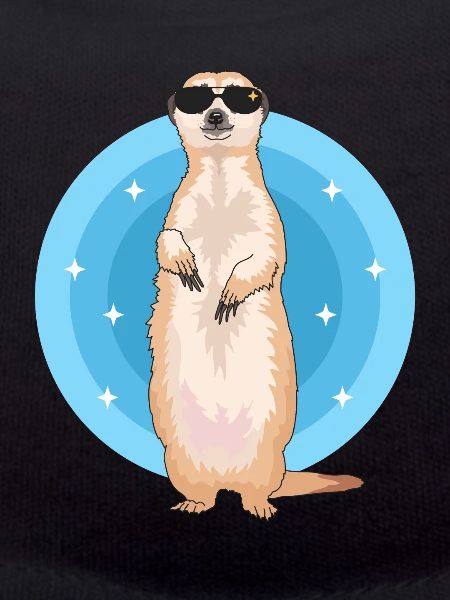 Erdmännchen Cool | Lustiges Erdmännchen Geschenk
