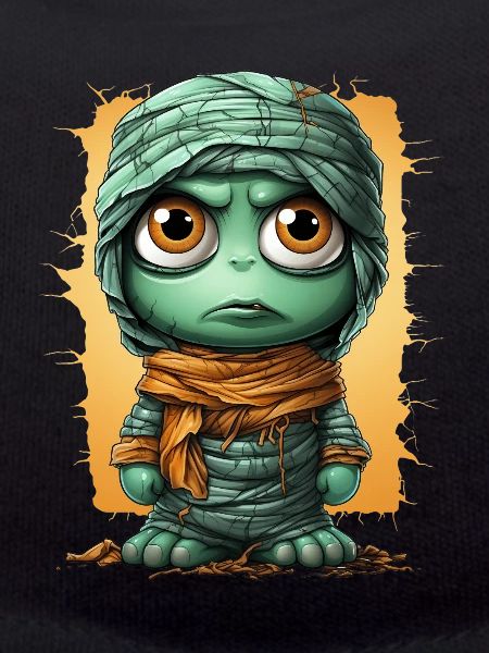 Halloween Spooky Cartoon Mummy