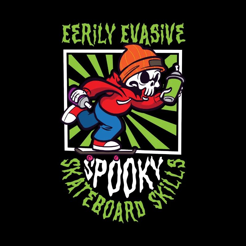 Horror Skateboarder Halloween Skateboard Geschenk
