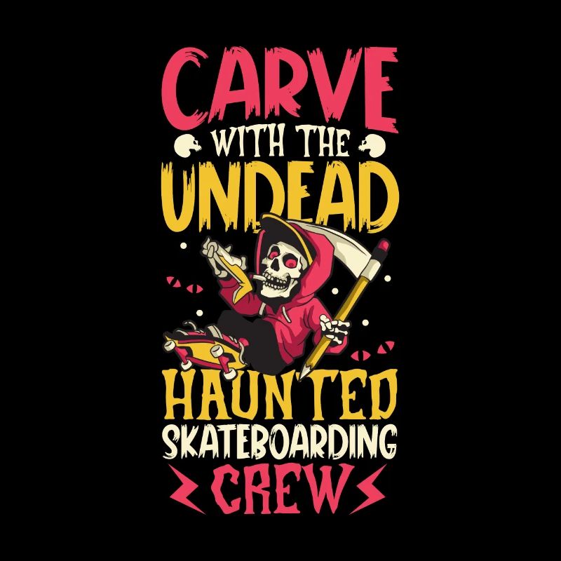 Horror Skateboarder Halloween Skateboard Geschenk
