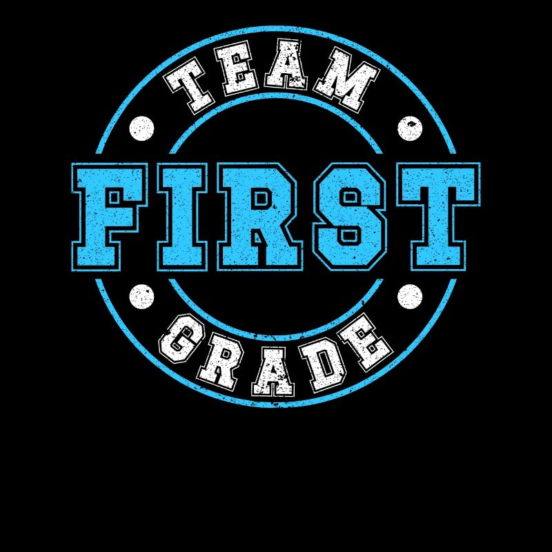 Team First Grade Einschulung Erster Schultag