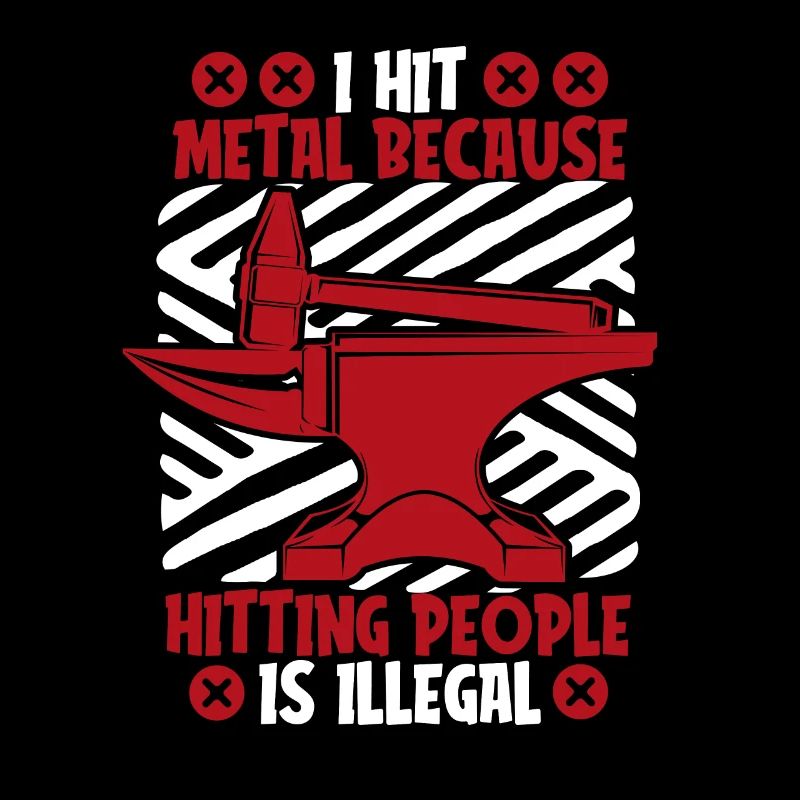 I Hit Metal Because Hitting People Is Illegal