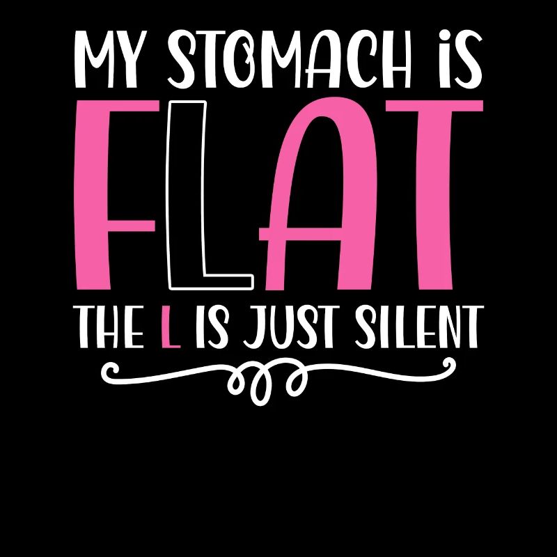 Mon ventre est plat Le L est juste silencieux