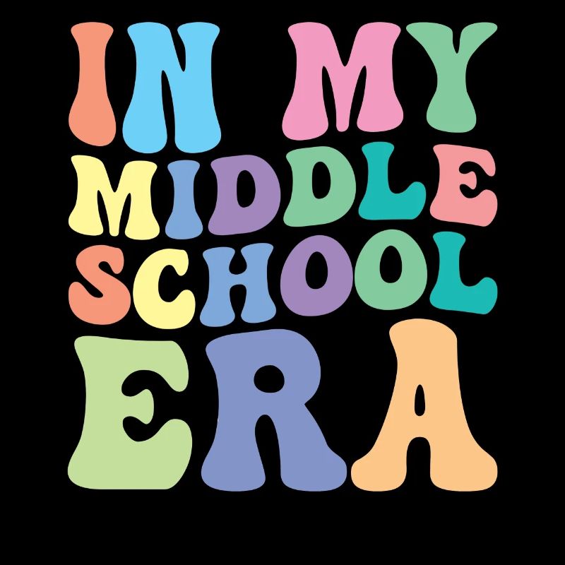 Realschule Retro Groovy Student