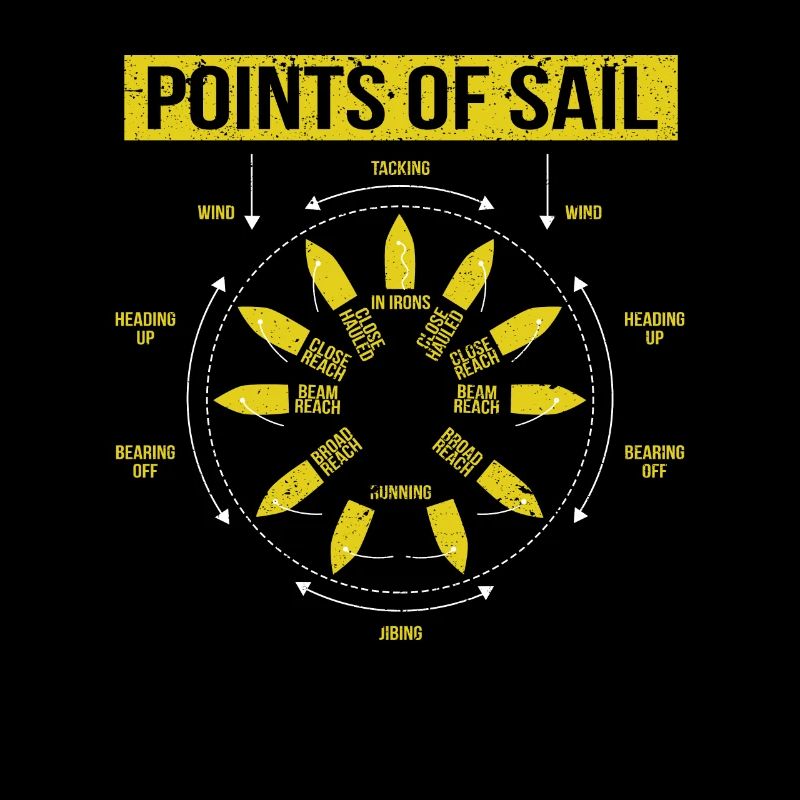 Sailing Points Maneuvers Sailing Ship Sailors Skipper