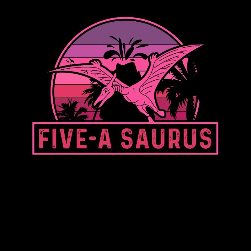 Five-A Saurus Pteranodon 5th Birthday