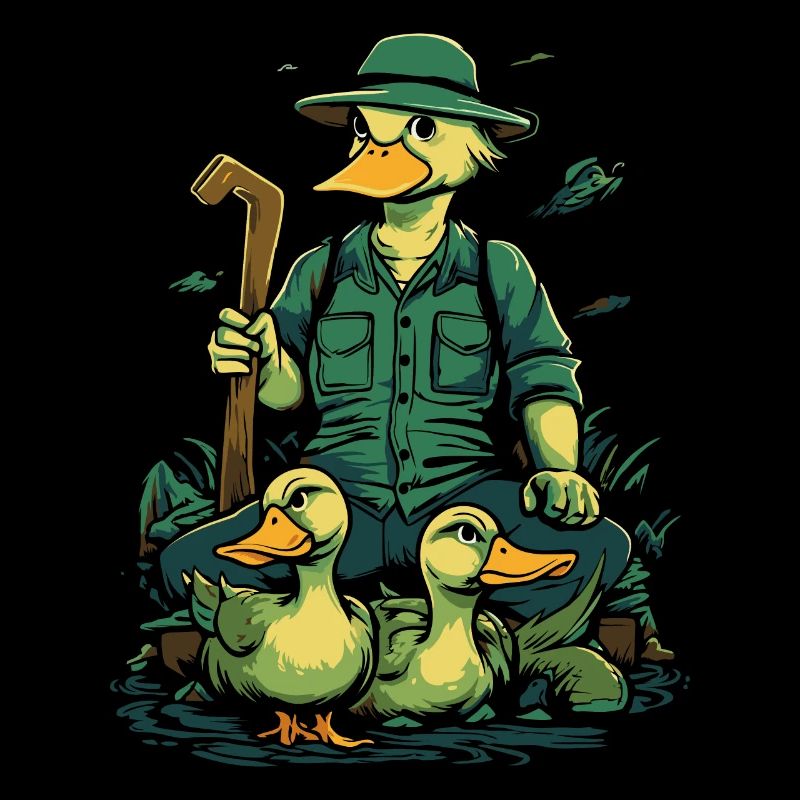 Der gute Enten-Hirte der Enten
