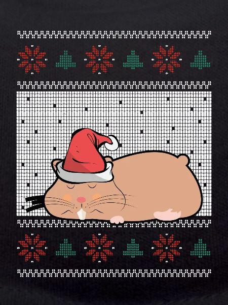 Sleeping cute hamster