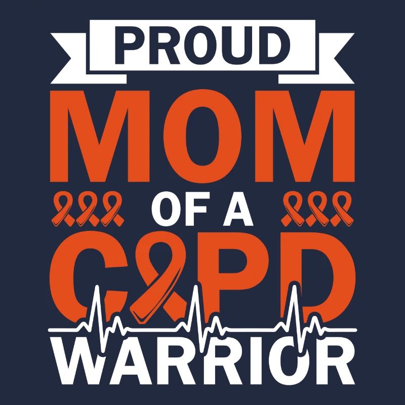 Stolze Mutter Eines Copd-kriegers Chronische