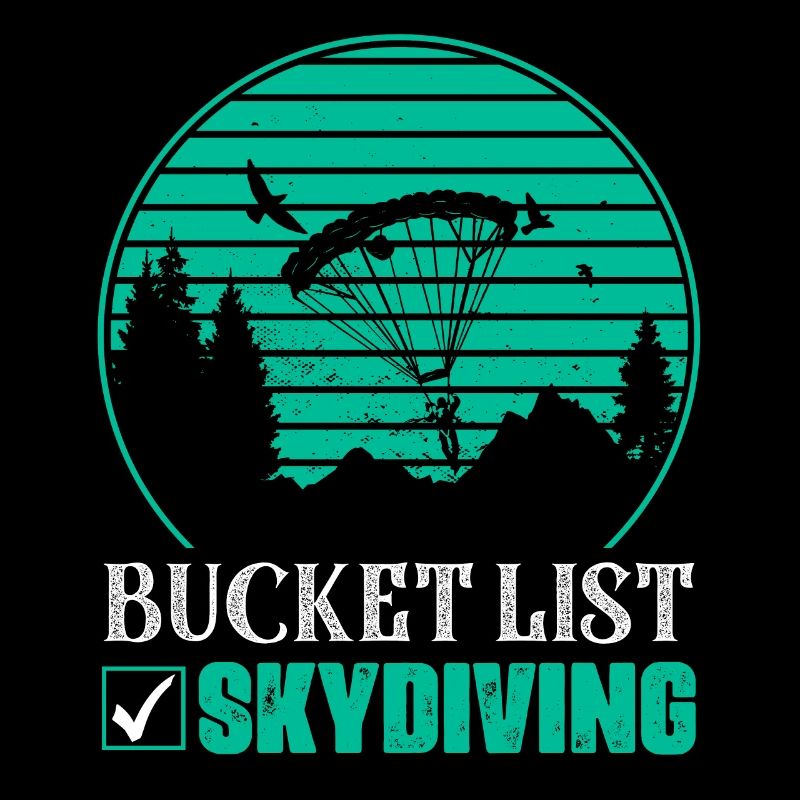 Bucket List: Skydiving Parachute Skydiver