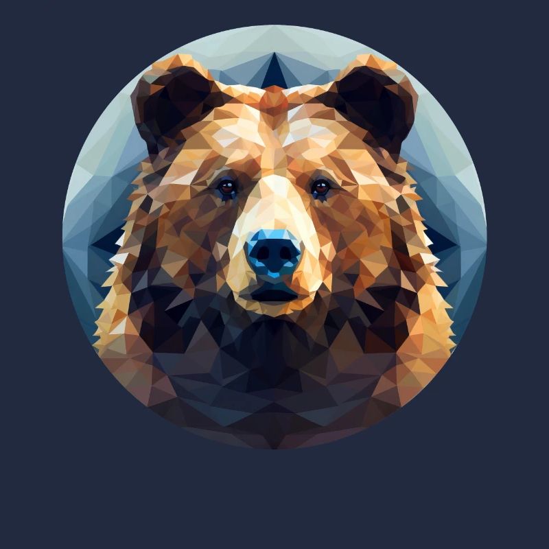 Bär in Polygon-Geometrie