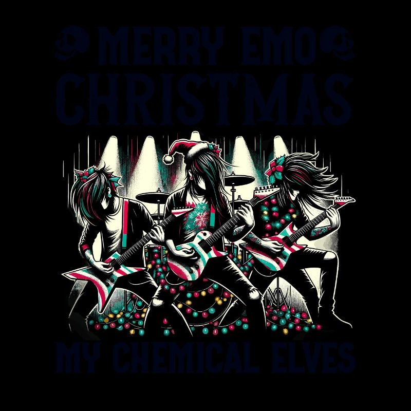 Joyeux Emo Noël Mes Elfes Chimiques Emocore