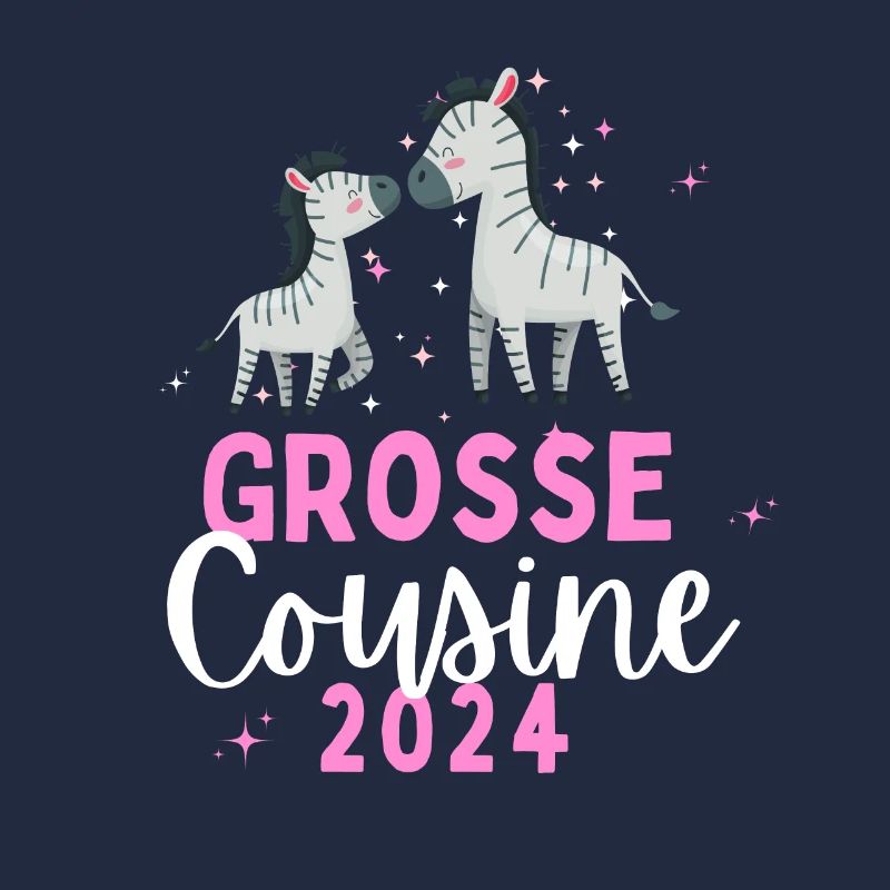 Ich werde Große Cousine 2024 Loading Zebra Herz