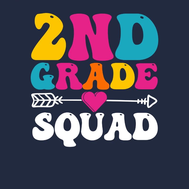 2nd Grade Squad Second Teacher Student Team Back