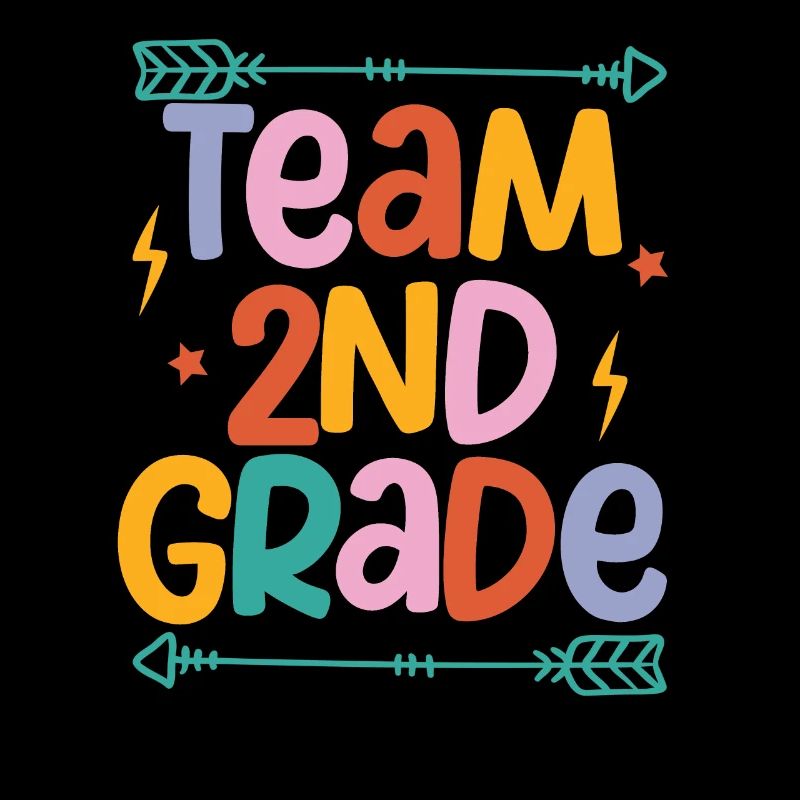 Team 2nd Grade Second 100 Days of School Teacher
