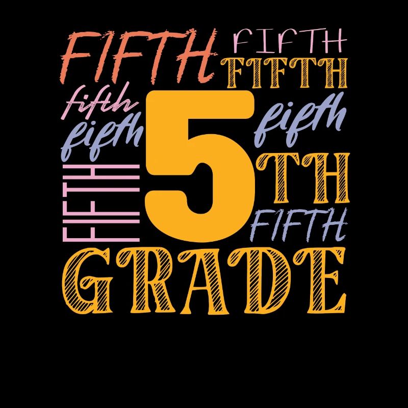 5e année Cinquième équipe de typographie Enseignant 100e