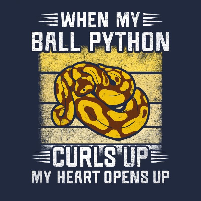 I Love My Banana Ball Python Schlange Königspython