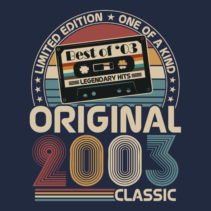 Original 2003 vintage retro birthday