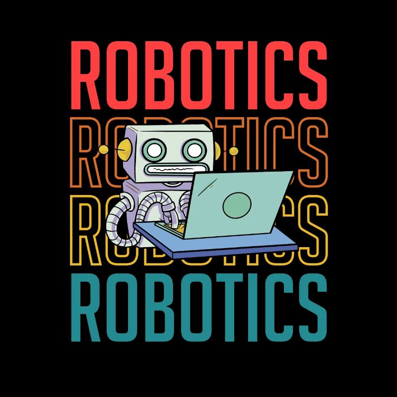 Cute Robotics Vintage Droid Builder Retro