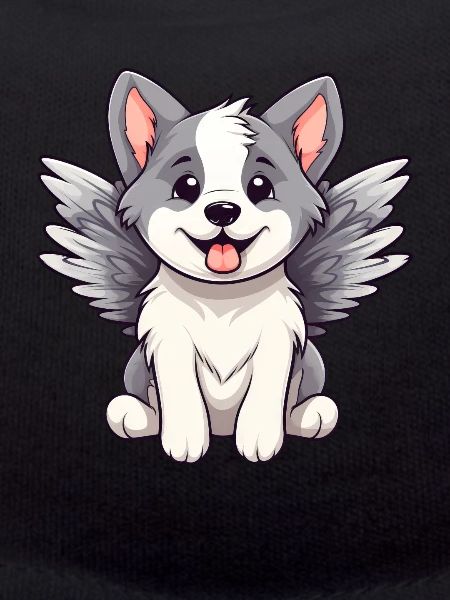 Cute Angel Husky Comic