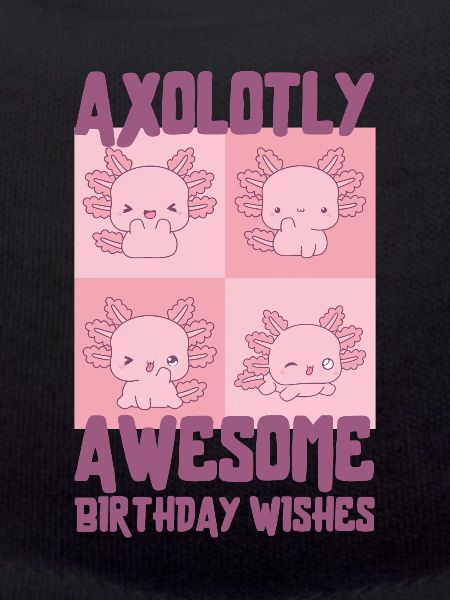 Fête d’anniversaire d’Axolotl