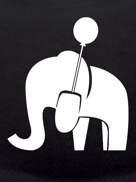 Elephant with Balloon Elephants