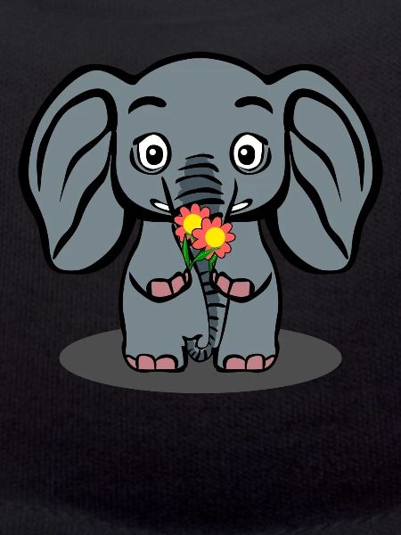 Éléphant avec des fleurs Éléphants