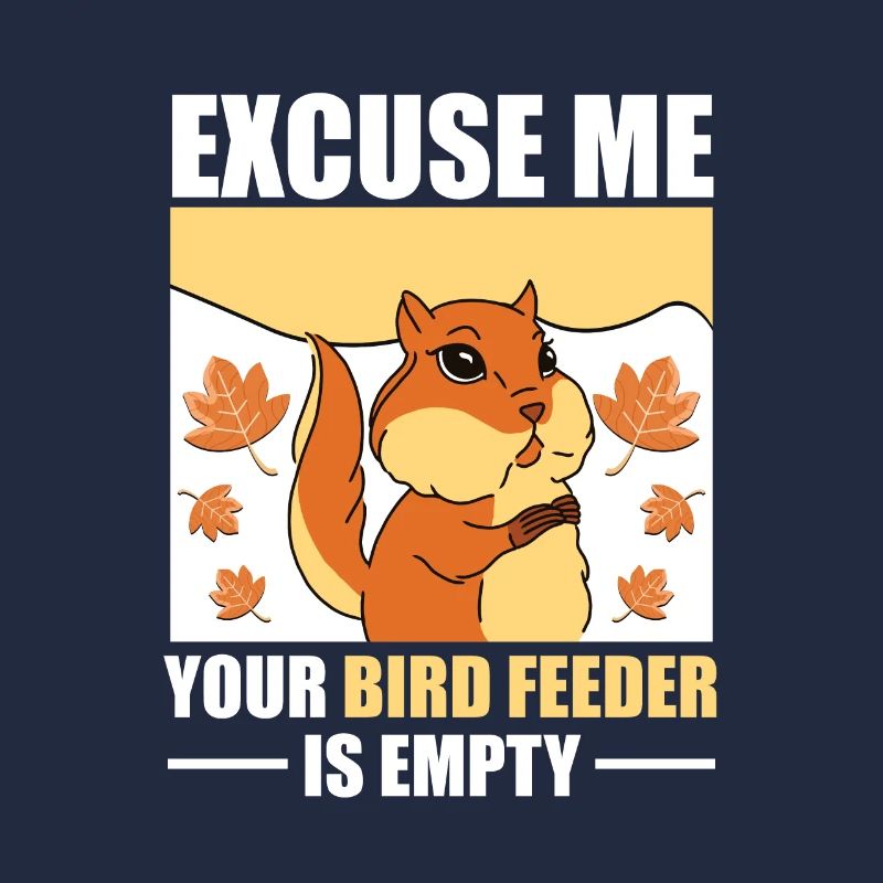 Chipmunk Excuse Me Your Bird Feeder Is Empty Fores