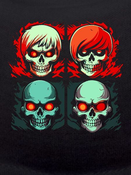 Cartoon Skull Brothers