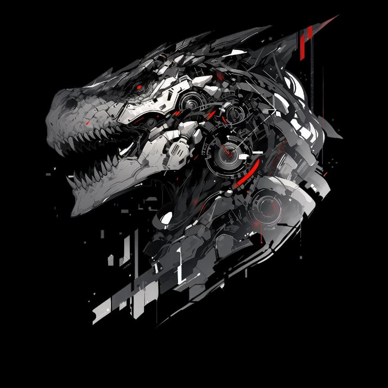 Mecha Animal Tiger Wolf Fox Dino Bear Cyborg