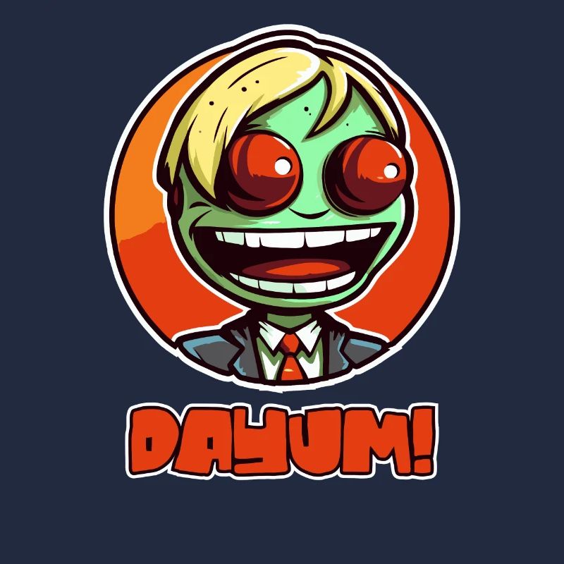 Cartoon Frog Man, Yeux Sortants,