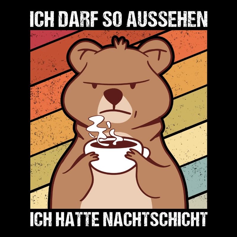 Nachtschicht Kaffee Arbeit Morgenmuffel Arbeitskol