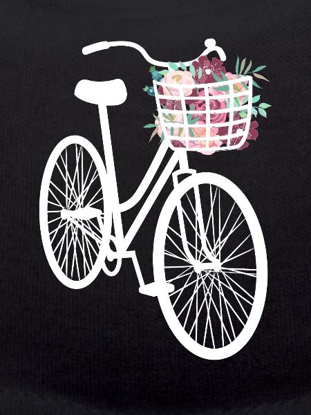 Floral Embellished Bicycle