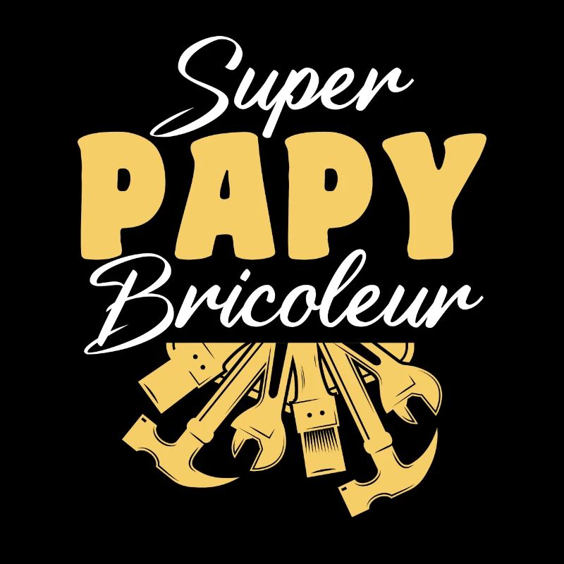 super papy bricoleur cadeau grand-père
