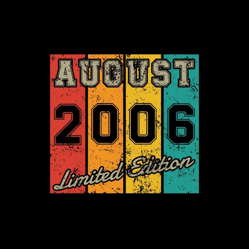 Birthday: August 2006 - Limited Edition Retro