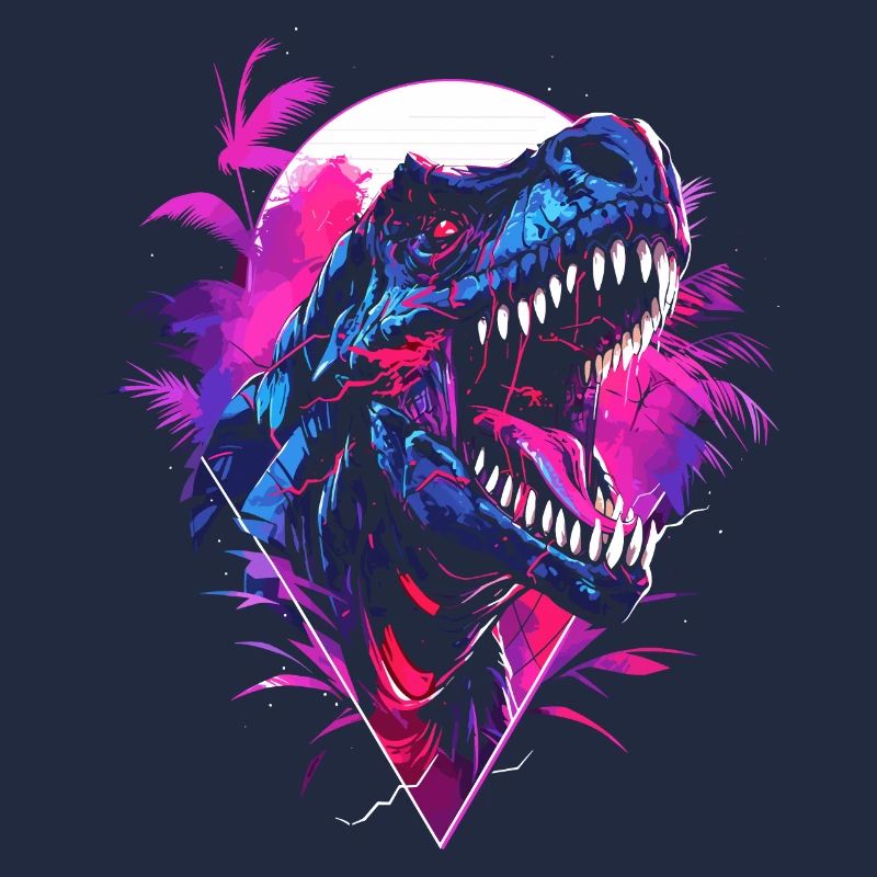Synthwave T Rex