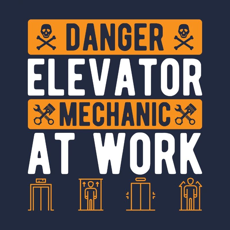 Funny Elevator Inspector Danger Elevator Mechanic