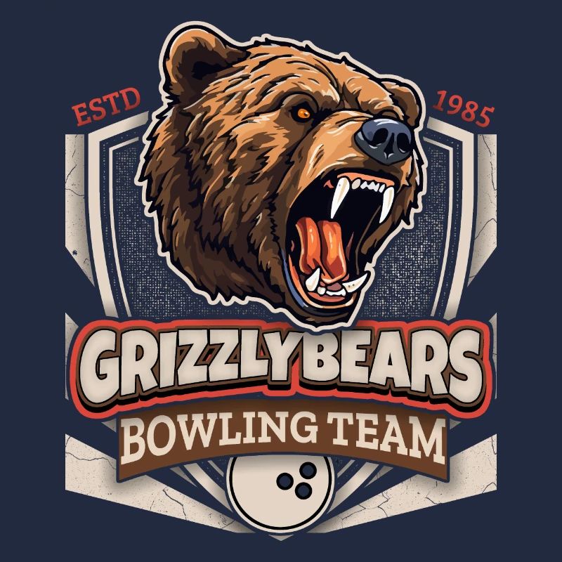 Bowling, Grizzly Bears Team, Grizzlybären Logo