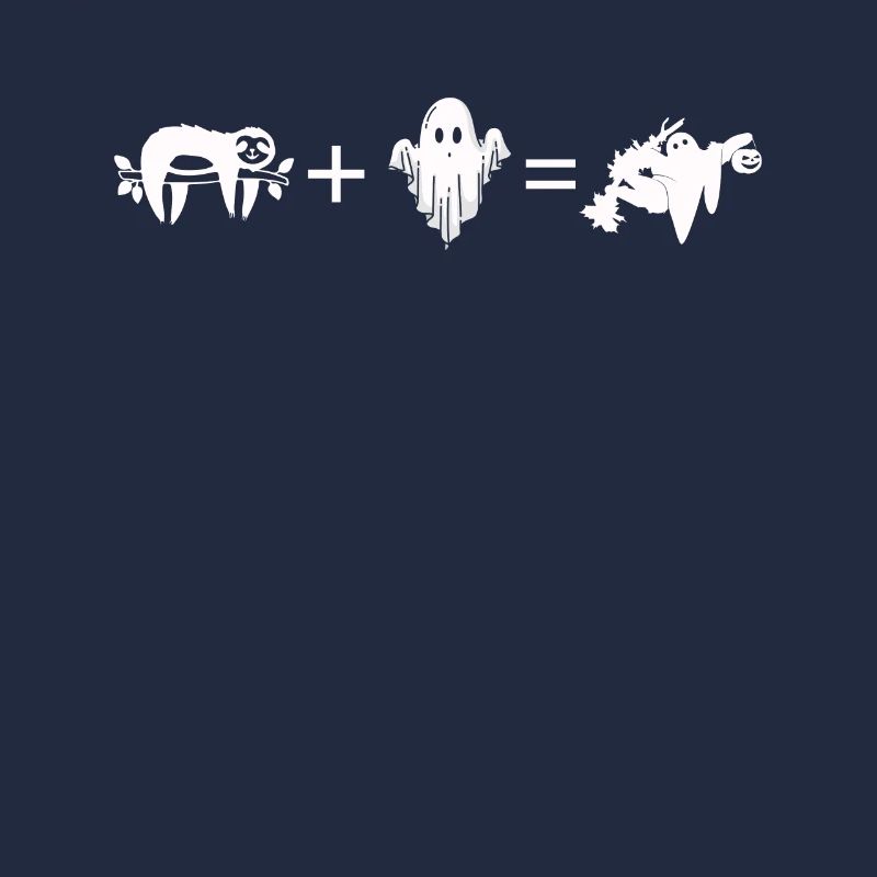 Sloth + Ghost = Halloween Ghost Sloth