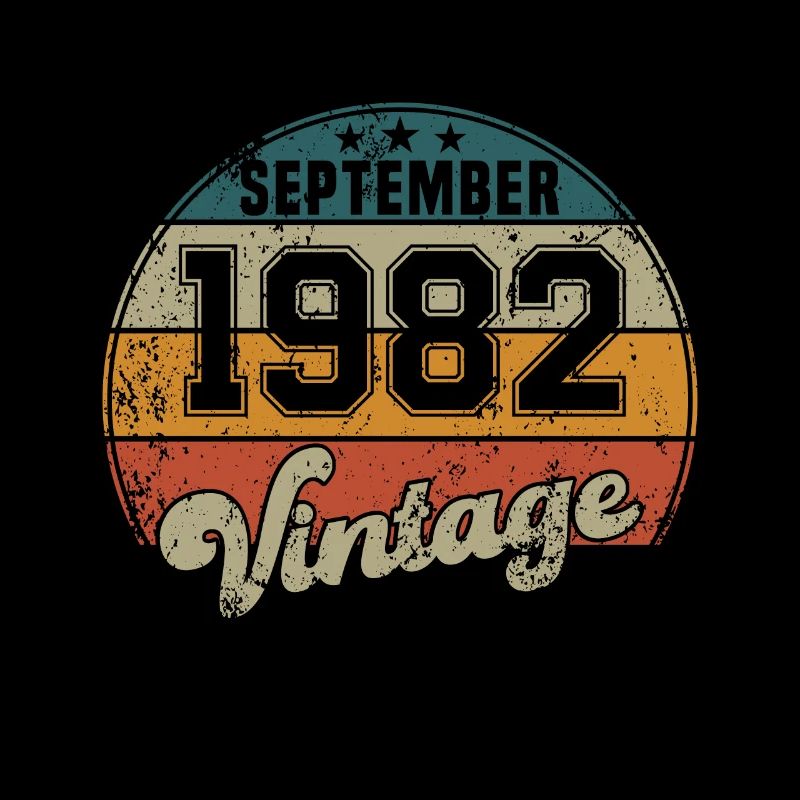 Vintage Geburtstag - September 1982 - Geschenkidee