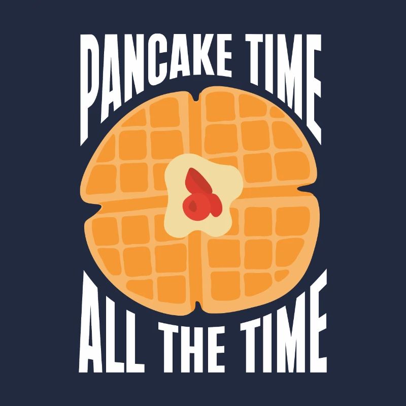 Pancake Saying Breakfast Pancakes
