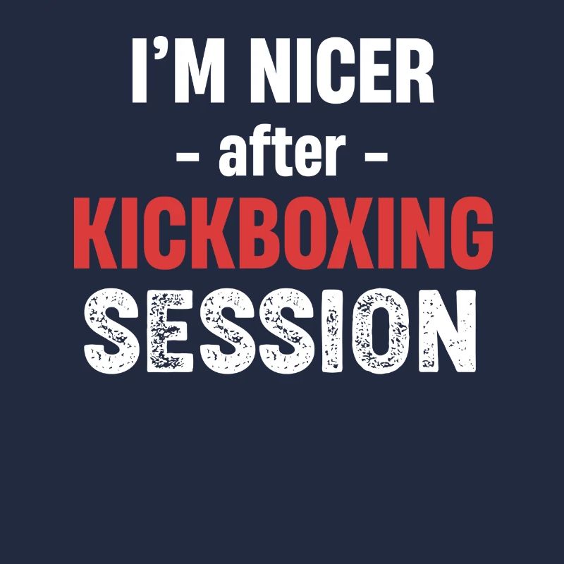 I'm nicer after kickboxing instructor