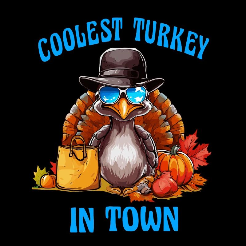 Frecher Truthahn ist der Coolste an Thanksgiving