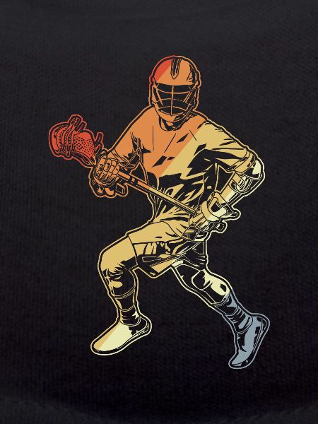 Lacrosse Player Drawing