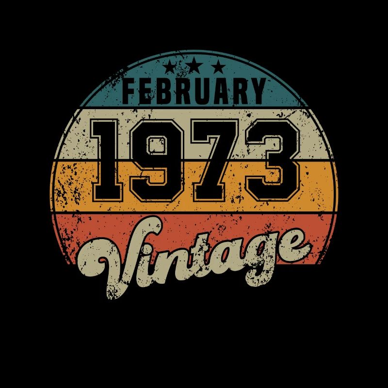 Vintage Geburtstag - Februar 1973 - Geschenkidee