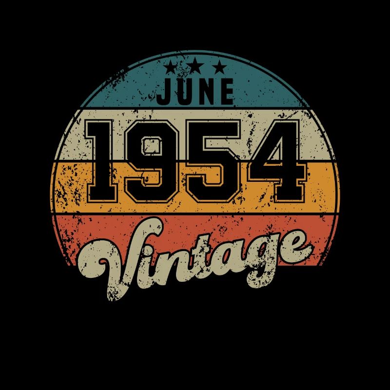 Vintage Geburtstag - Juni 1954 - Geschenkidee