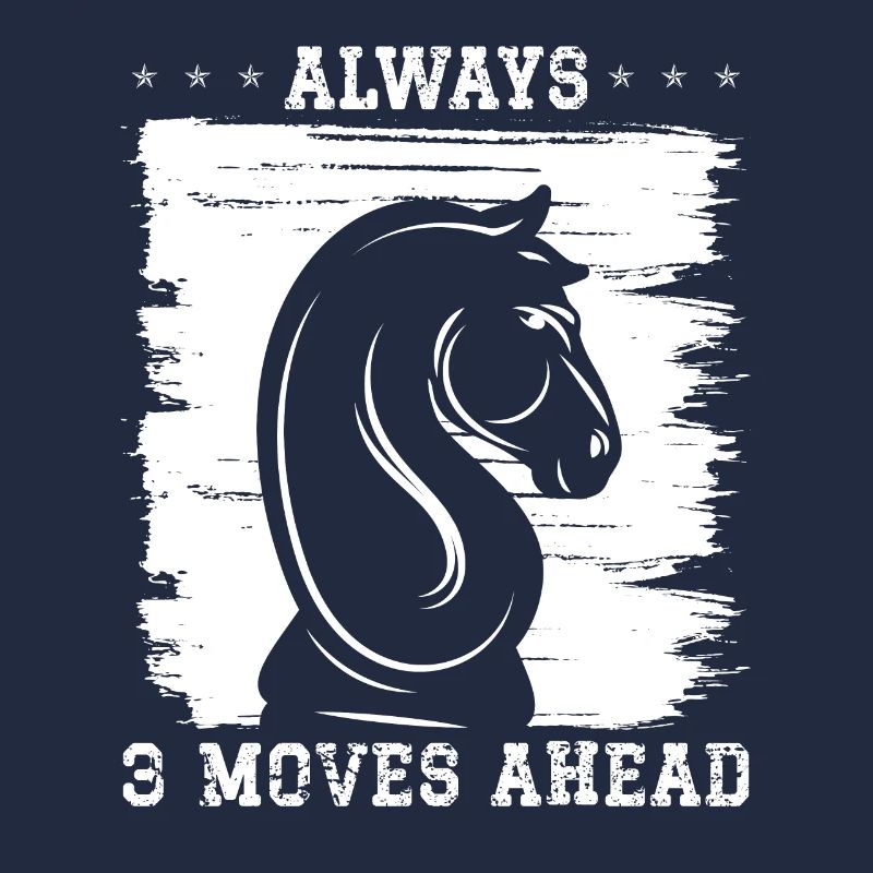 Knight three moves ahead