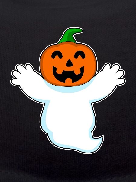 Citrouille fantôme d’Halloween