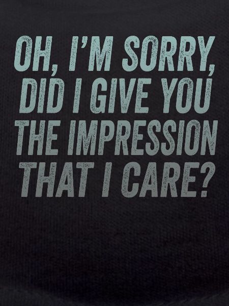 Indifference Sarcasm Different Attitude